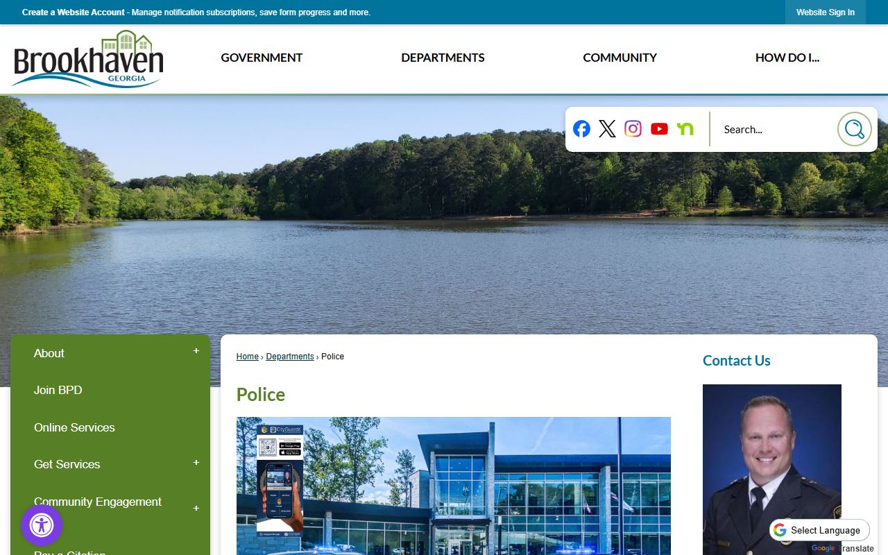 Brookhaven background check through Brookhaven Police Department