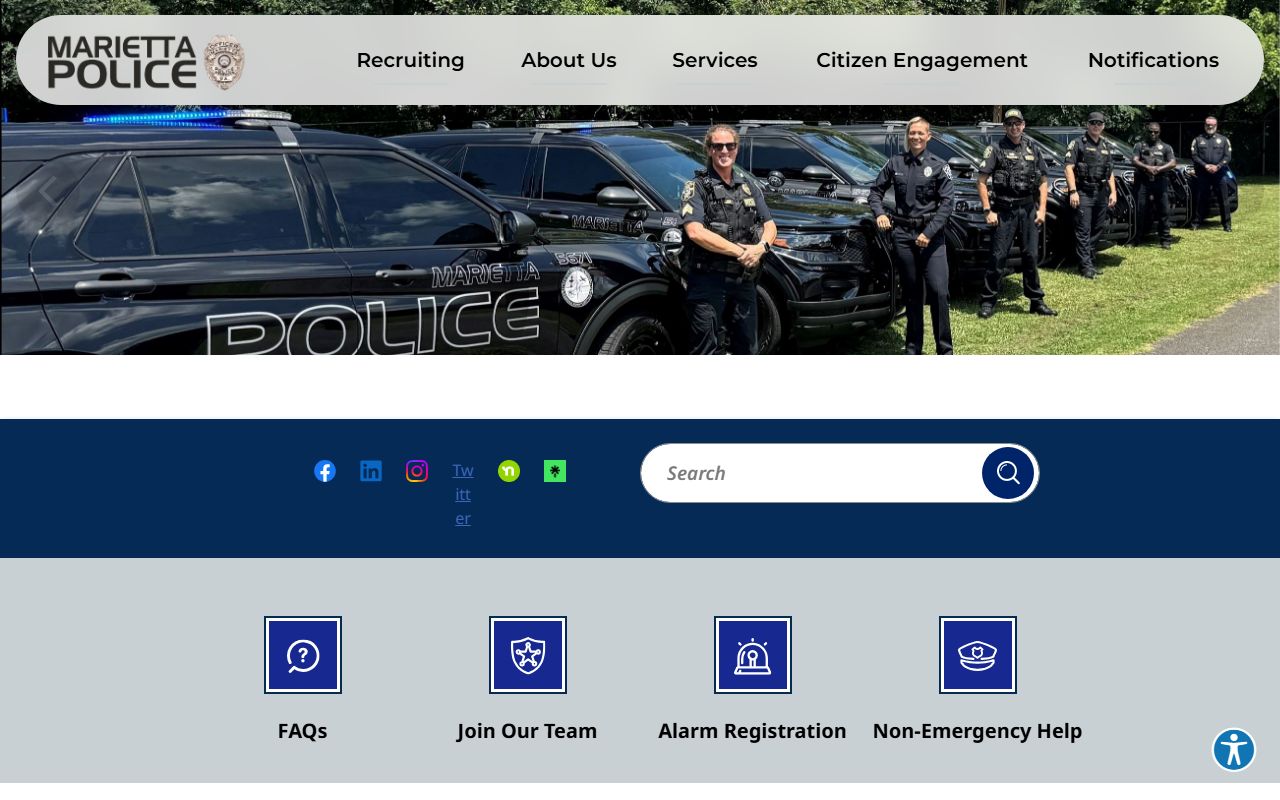 Marietta background check through Marietta Police Department