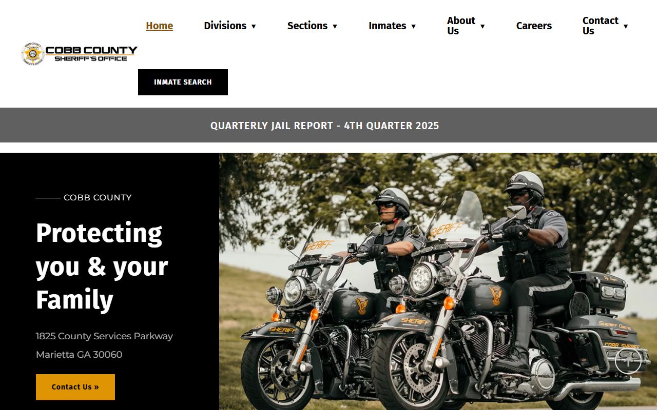 Cobb County background check through the Cobb County Sheriff's Office website