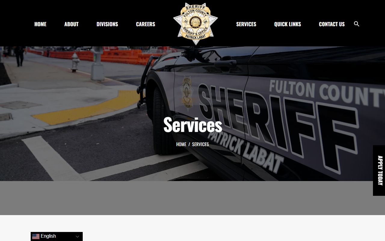 Fulton County Sheriff services for background check requests