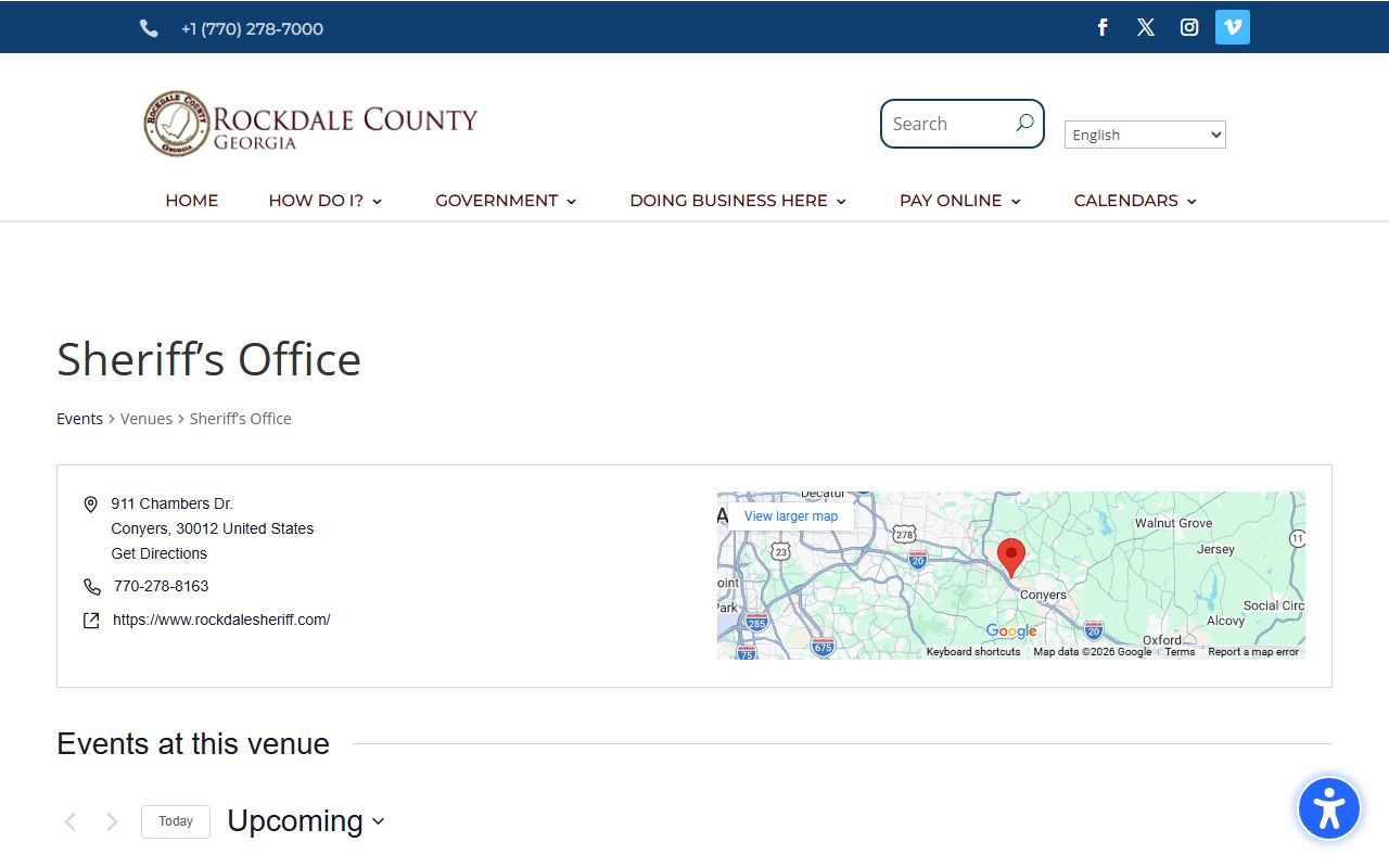 Rockdale County background check through the Rockdale County Sheriff's Office